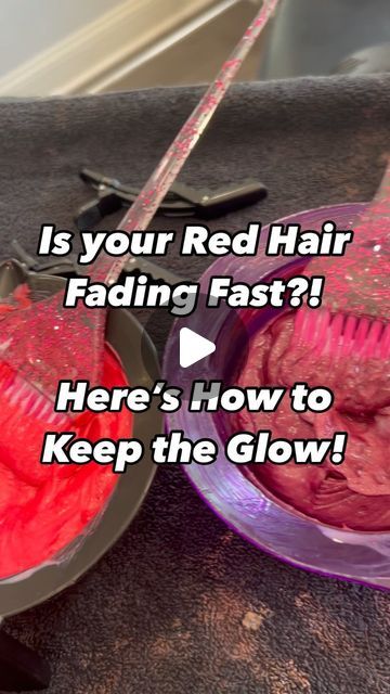 Diana Paulino on Instagram: "✨Thinking about going red but worried about the fading? Here’s the truth about keeping your hair fresh and vibrant! 

✨Red hair molecules are larger and don’t fully penetrate the hair shaft, causing the color to wash out quicker than other shades. 😬💧

✨Here’s how you can keep it looking fabulous longer:

✨Sulfate-Free is Key
Switch to sulfate-free shampoos and conditioners to protect your color from fading. 🚿✨

✨Color-Depositing Shampoos
These are a redhead’s best friend! Use them once a week to boost your color and keep it looking vibrant. 💆‍♀️🎨

✨Salon Touch-Ups
Red shades need regular refreshers—expect to visit your stylist every 4-6 weeks for a quick touch-up to keep that glow! 💇‍♀️✨

✨Avoid Heat & Sun
Heat styling and direct sun exposure can make you True Red Hair, Red Hair Fade, Vibrant Red Hair, Color Depositing Shampoo, Shampoos And Conditioners, Dyed Red Hair, Red Shades, Heat Styling, Go Red