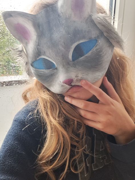 # therian#therianthrophy Norwegian Cat, Ear Ideas, Therian Stuff, Grey And White Cat, Therian Mask, Wolf Mask, Mask Ideas, Norwegian Forest, Trippy Wallpaper