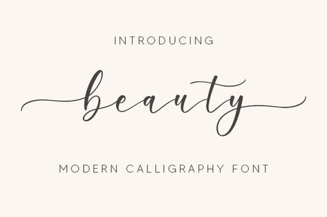 Beauty Font | dafont.com Love Letters Wedding, Beauty Font, Fonts Dafont, Letters Wedding, Modern Calligraphy Fonts, Font Combinations, Great Fonts, Cricut Fonts, Wedding Fonts