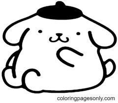 Sanrio Coloring Pages - Coloring Pages For Kids And Adults Sanrio Characters Coloring Pages, Paw Patrol Christmas, Sanrio Pompompurin, Pom Purin, Pom Pom Purin, Charmmy Kitty, Disney Princess Fan Art, Kitty Coloring, Beach Icon