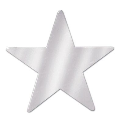 The Holiday Aisle 12 Piece Metallic Star Wall Décor Set (Set of 12) Finish: Silver Stars Wall Decor, Plastic Dinnerware, New Year's Eve Celebrations, Silver Paper, Star Party, Star Wall, Plastic Plates, Wall Decor Set, Elegant Party