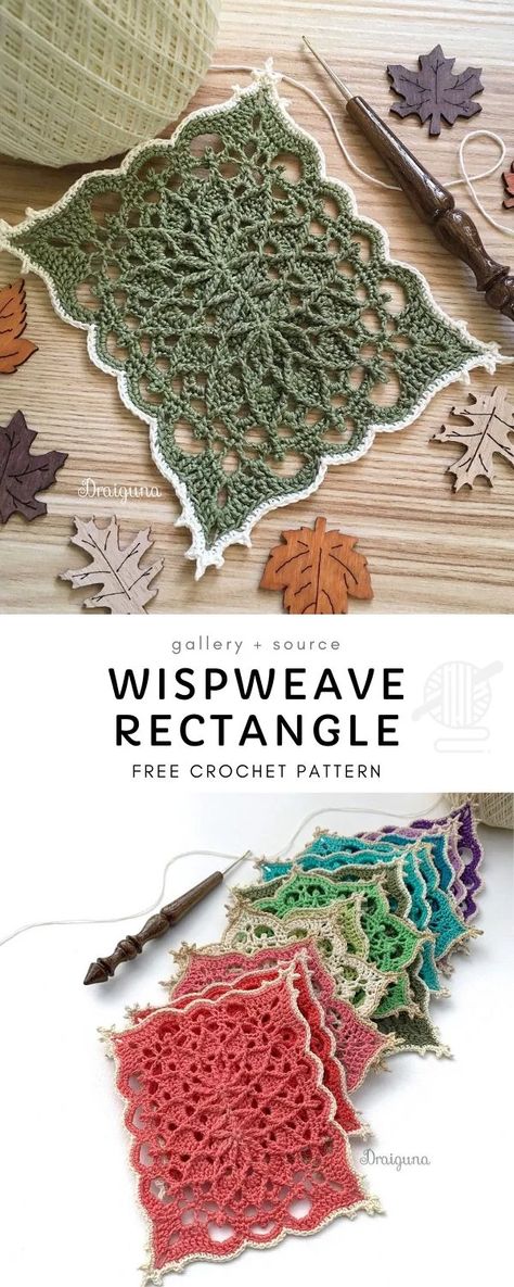 Wispweave Crochet, Crochet Thread Patterns Free Size 10, Square Doily Crochet Pattern, Triangle En Crochet, Crochet Thread Projects, Beauty Hacks That Actually Work, Beau Crochet, Beauty Tips And Tricks, Confection Au Crochet