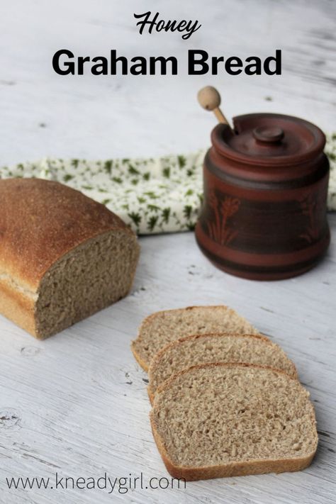 Graham Bread, Graham Flour, Homemade Baked Bread, Sugar Bread, Grain Bread, Simple Sandwiches, Breakfast Toast, Easy Homemade Recipes, Wheat Bread