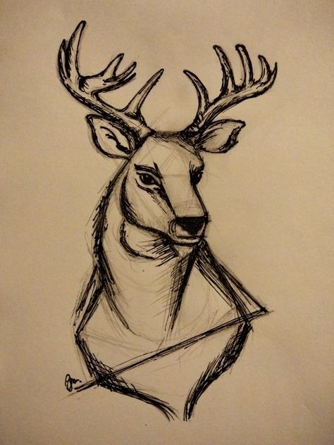 #stag #sketch #prongs #drawing #pen #marauders #jamespotter #aesthetic #art James Potter Sketch, James Potter Drawing, Marauders Drawings, Marauders Drawing, Stag Sketch, Pen Sketches Aesthetic, Harry Potter Stag, Deer Drawing, Drawing Pen