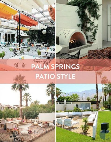 EYE CANDY: Palm Springs Patio Style Palm Springs Patio Furniture, Palm Springs Patio Ideas, Palm Springs Outdoor Patio, Palm Springs Backyard Ideas, Palm Springs Inspired Backyard, Palm Springs Patio, Palm Springs Outdoor, Palm Springs Backyard, Palm Springs Landscaping