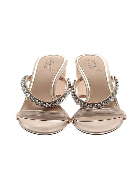 Jewel Badgley MIschka Heels Size: 10 Shoes - used. No Fabric Content | Jewel Badgley MIschka Heels: Ivory Shoes - Size 10 Jewel Shoes, Ivory Heels, Ivory Shoes, Jeweled Shoes, Jewel Badgley Mischka, Shoe Inspiration, Badgley Mischka, Women Handbags, Size 10