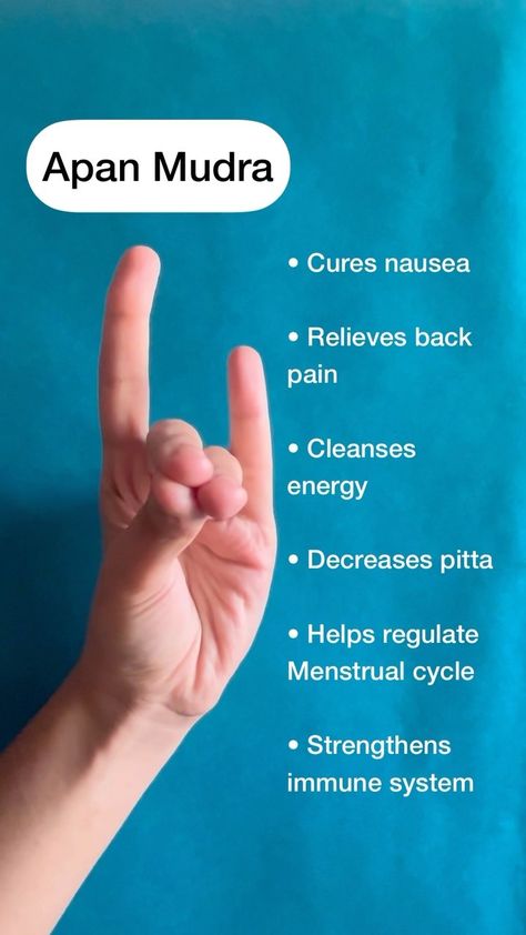 Apan Mudra is a hand gesture used in yoga and meditation that is believed to provide several physical, mental, and spiritual benefits. In our Reel today we mention six major benefits provided by this 🤚🏻 gesture! Save for later! ✨ . . . . . . . . . . . #euphonicyoga #handmudras #mudrasforhealing #healingmudras #handgestures #handmudras | Euphonic Yoga | Euphonic Yoga · Original audio Apan Mudra, Hand Mudras, Strengthen Immune System, Hand Gesture, Relieve Back Pain, Yoga And Meditation, Save For Later, Back Pain, Immune System