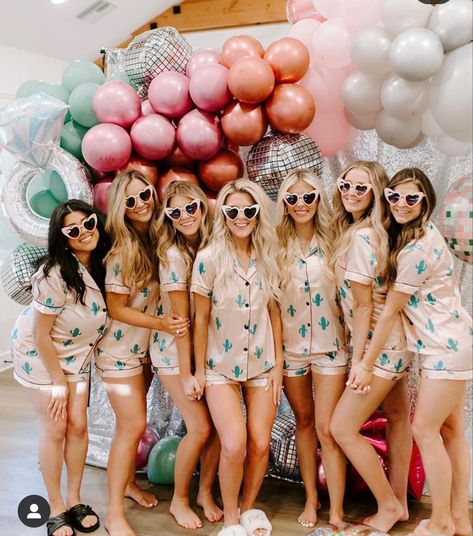 Bachelorette Matching Pajamas, Bachelorette Hike Outfit, Bachelorette Hiking Outfit, Bachelorette Group Outfits, Bachelorette Scottsdale, Lesbian Bachelorette, Bachelorette Matching, Scottsdale Bachelorette Party, Engaged Af