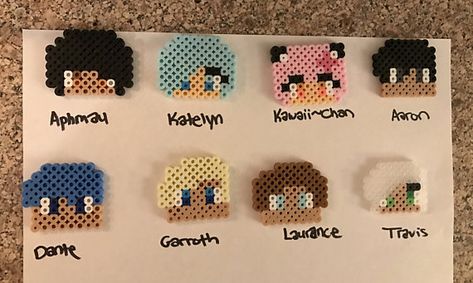 Aphmau Perler Beads, Pomeranian Perler Bead, Lumpy Space Princess Perler Beads, Nyan Cat Perler Beads Pattern, Peter Beads, Rarity Perler Beads, Easy Perler Bead Patterns, Hama Bead, Hama Beads Patterns