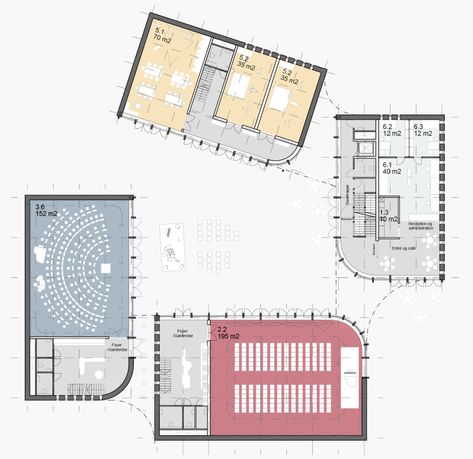 Small Music Studio, Hall House, Function Hall, Green Facade, Entrance Lobby, High Building, Music School, School Building, Education Architecture