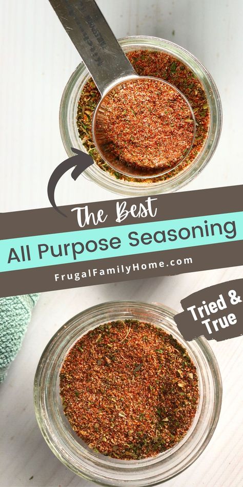 House Seasoning Recipe, Roasted Vegetables Seasoning, Herb Salt Recipe, Seasoning Salt Recipe, Homemade Grill, Kitchen Knowledge, Homemade Seasoning Salt, Salt Free Seasoning, Homemade Seasoning