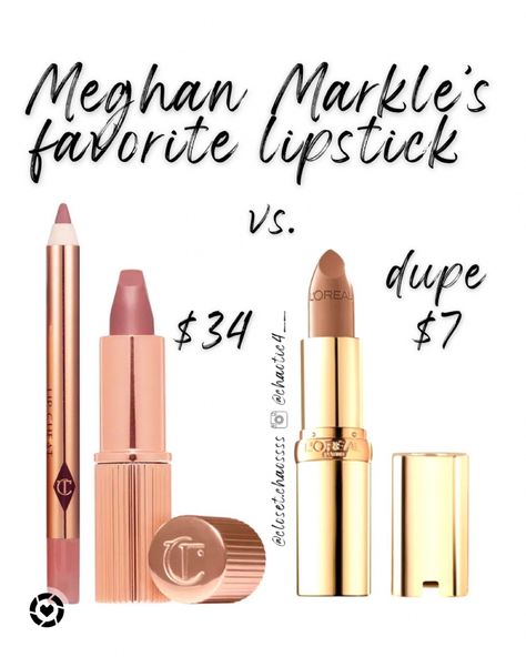 Charlotte Tilbury Very Victoria Lipstick, Very Victoria Lipstick, Charlotte Tilbury Very Victoria, Loreal Paris Lipstick, Beige Lipstick, Charlotte Tillbury, Loreal Lipstick, Storybook Cosmetics, Charlotte Tilbury Matte Revolution