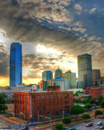 OKC Downtown Okc, Downtown Oklahoma City, Urban Aesthetic, Oklahoma City, San Francisco Skyline, Oklahoma, New York Skyline, Places To Visit, In This Moment