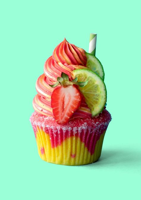 Margarita Cupcakes, Mango Margarita, Yellow Foods, Red Food, Cute Desserts, Food Cakes, Flavorful Recipes, Cupcake Recipes, Cute Food