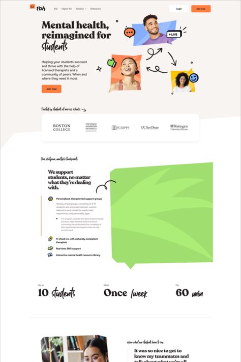 Fun Landing Page Design, Edtech Branding, Funky Website Design, Emoji Website, Branding 2023, Funny Websites, Landing Ideas, Graphic Designer Studio, Desain Ui