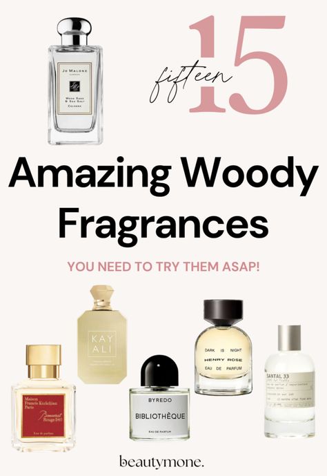 Best Woody Perfumes For Women, Woody Fragrance For Women, Sandalwood Perfume For Women, How To Smell Like Sandalwood, Woodsy Perfume For Women, Best Lotions To Smell Good, Woody Perfume For Women, Top Fragrances For Women, Glamour Room