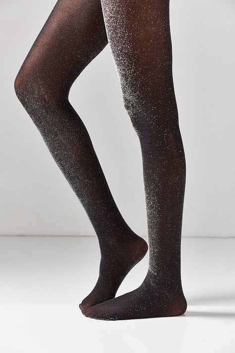 Fishnet Stockings Outfit, Shimmer Tights, Sparkly Tights, Wool Tights, Glitter Fashion, Cute Stockings, Silk Stockings, Fashion Tights, Thigh High Stockings