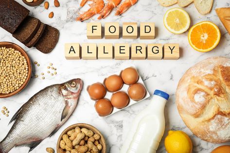 National Nutrition Month Ideas, Healthy Food Prep Ideas, Food Allergy Symptoms, Safe Meals, Food Allergy Awareness, Common Food Allergies, Healthy Drink Recipes, Food Allergies Awareness, Allergy Awareness