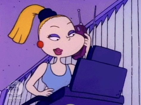 RUGRATS Rugrats Funny, Angelica Rugrats, Rugrats Characters, Sailor Moon Dress, Rugrats All Grown Up, Disney Memes, Old Cartoons, Comedy Central, Disney Cartoons