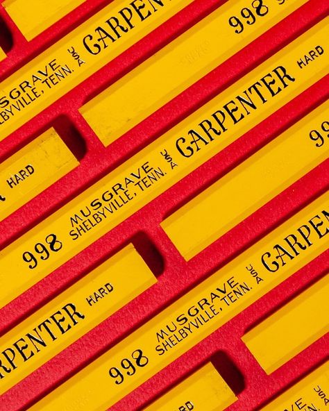 Musgrave Pencil Company on Instagram: “Photos of a vintage set of 998 carpenter pencils! Grab our reprint on our site.” Yellow Pencil, Tool Belt, Fashion Mood Board, Utility Knife, Flat Design, Old School, Mood Board, Pencil, Instagram Photos