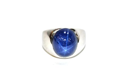 Mens White Gold Rings, Star Sapphire Ring, Estate Ring, Ring Video, Estate Rings, Sapphire Color, Star Sapphire, Men's Ring, Ring Gemstone