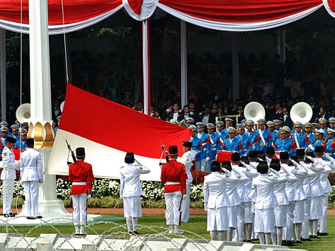 Indonesian independence day ceremony. Flag Ceremony, Indonesian Independence Day, Indonesian Independence, Independence Day Decoration, Independence Day, Wind Sock, Indonesia, Flag, Outdoor Decor