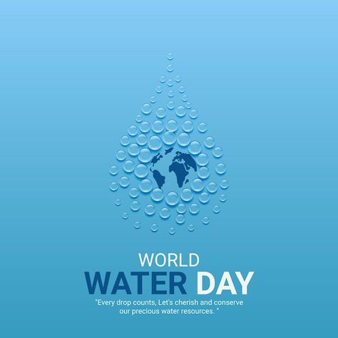 World water day water day creative ads d... | Premium Vector #Freepik #vector #blue #energy #water #nature Creative Ads Design, Save Water Poster, Energy Water, Media Poster, Tourism Day, Water Poster, Water Company, World Water Day, Water Nature