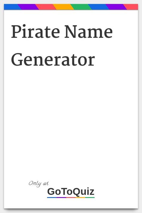 "Pirate Name Generator" My result: Captain Tessa Rose Pirate Code Of Conduct, Pirate Last Names, How To Write Pirates, Pirate Names Ideas, Female Pirate Names, Pirate Names Female, Pirate Name Generator, Elven Names, Pirate Name