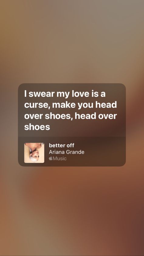 Better Off Ariana Grande Lyrics, Ariana Grande Better Off Lyrics, Ariana Grande Songs To Listen To When, Ariana Grande Better Off, Better Off Ariana Grande, Sophie Core, Ariana Grande Singing, Ariana Grande Lyrics, Ariana Grande Songs