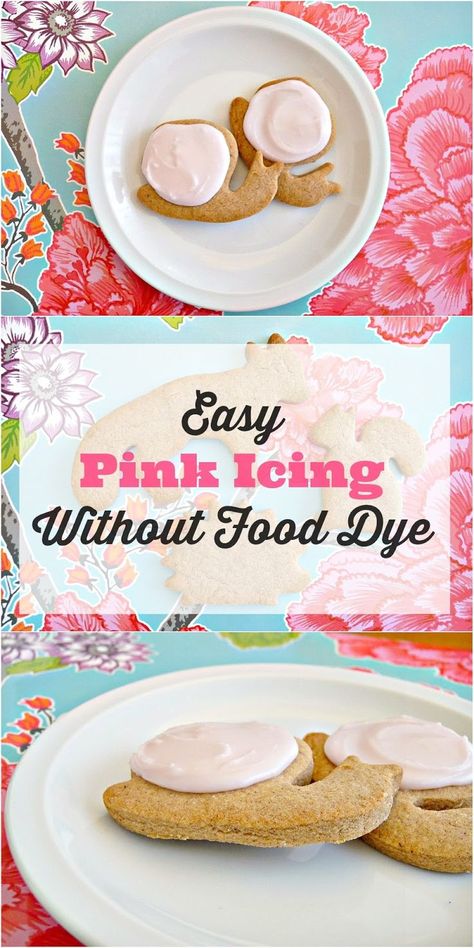 How To Make Dye Free Icing, Natural Food Dye, How To Make Pink, Yummy Pie Recipes, Coloured Icing, Pink Desserts, How To Make Icing, Artificial Food, Pink Food Coloring