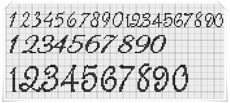 Cross Stitch Numbers Pattern, Numbers Cross Stitch, Fancy Stationery, Cross Stitch Numbers, Cross Stitch Alphabet Patterns, Cross Stitch Fonts, Xstitch Patterns, Fabric Flower Tutorial, Pixel Drawing