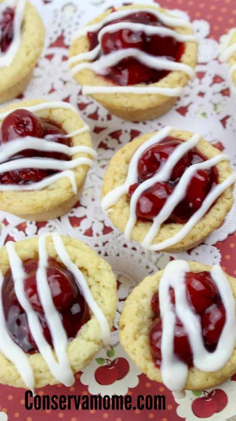 This crazy delicious, crazy easy 3 ingredient recipe will blow your mind and taste buds. So head over and check out this 3 Ingredient Cherry Cookie Cups. This Easy Dessert Recipe Idea will be a hit at your next gathering. #easydessertidea #3ingredientdessert #Cookierecipe Cherry Pie Cookies, 3 Ingredient Recipe, Cookie Cups Recipe, 3 Ingredient Desserts, Bbq Desserts, Cherry Cookies, Easy Dessert Recipe, 3 Ingredient Recipes, Dessert Simple