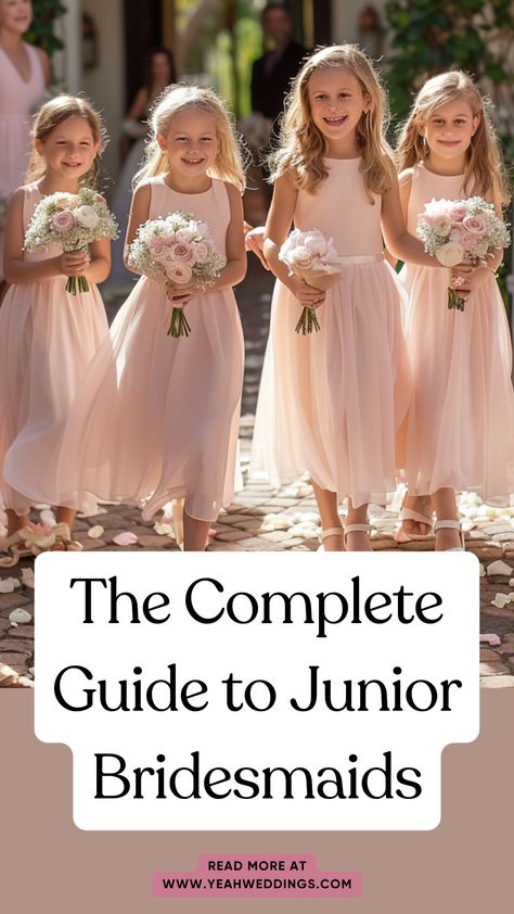 A young girl in a beautiful junior bridesmaid dress showcasing their special role in the wedding party. Junior Bridesmaid Photos, Junior Bridesmaid Ideas, Wedding Responsibilities, Junior Bridesmaid Proposal, Jr Bridesmaid, Helping Someone, Junior Bridesmaids, Bridesmaid Duties, Bridesmaids Photos