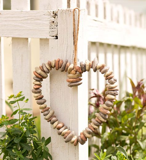 Our Hanging Rock Heart Wreath doesn’t mean you have a heart of stone; it means your love is eternal and unbreakable.This unique accent is sure to spread some love wherever it’s hung – you’ll love the warm feelings this accent brings. Made of resin stones for use indoors or out. Weather Rock, Heart Shaped Wreath, Hanging Rock, Wreath Indoor, Wreath Wall Decor, Heart Shaped Wreaths, Outdoor Wreaths, Nature Wall Decor, Wreath Wall