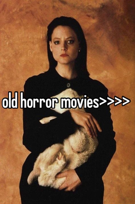 There's such a charm to them. #whisper #horrorfilms #horror Horror Movie Whisper, Horror Movies Whisper, Silence Of The Lambs, Horror Memes, Funny Horror Memes Hilarious, A Nightmare On Elm Street, Scary Movie Memes, Funny Scary Movie Memes, Funny Horror Movies Memes