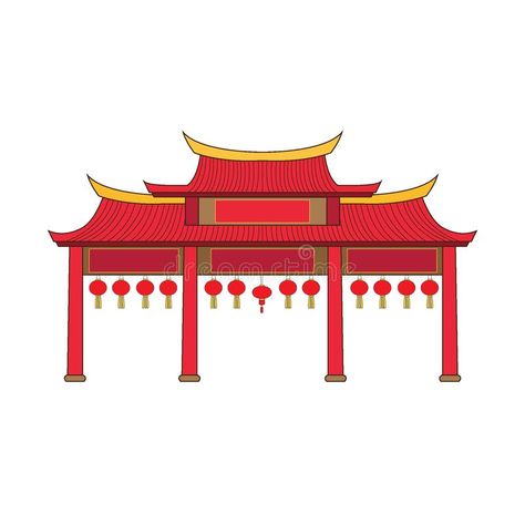 Door facade China design on white background. Chinese New Year Asia , #AFFILIATE, #China, #design, #Door, #facade, #white #ad Chinese Entrance, Asia Illustration, Chinese Door, Chinese New Year Background, Design Door, China Design, Chinese New Year, Stock Illustration, Entrance