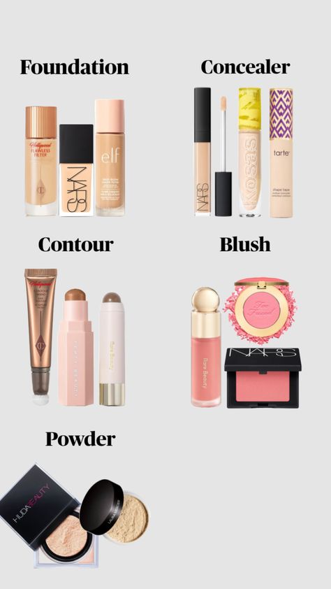 Best makeup products 🎀 #makeup #fyp #viral #makeupproducts #inspo #ideas 17 Makeup Brand, Viral Makeup Products, Viral Makeup, Blush Contour, Shape Tape, Fancy Makeup, Face Contouring, Products Makeup, Foundation Concealer