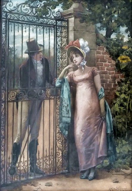 glindoni, henry gillard - The Courtship | Henry Gillard Glin… | Flickr Istoria Artei, Victorian Paintings, Motif Art Deco, Romantic Paintings, Vintage Couples, Historical Painting, Romance Art, Victorian Art, Old Paintings