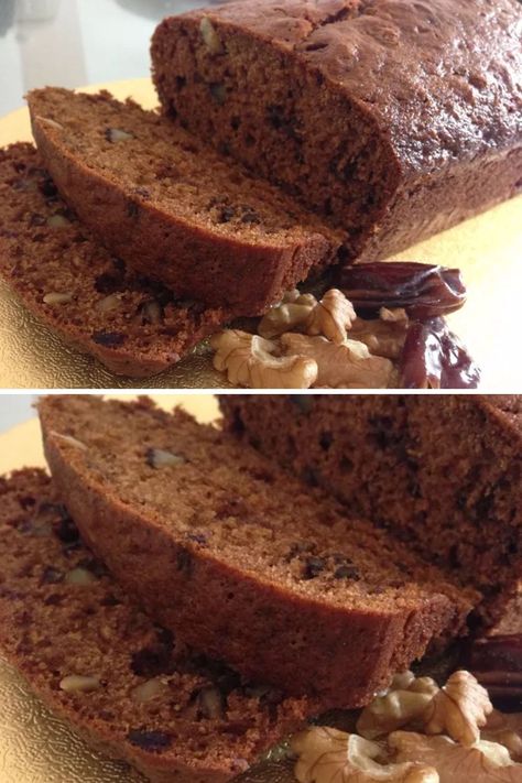 Jamie Oliver Date And Walnut Cake - Delish Sides Date Slice, Date Loaf, Date And Walnut, Date And Walnut Cake, Chopped Dates, Loaf Cake Recipes, Fruit Cakes, Breakfast Prep, Jamie Oliver Recipes