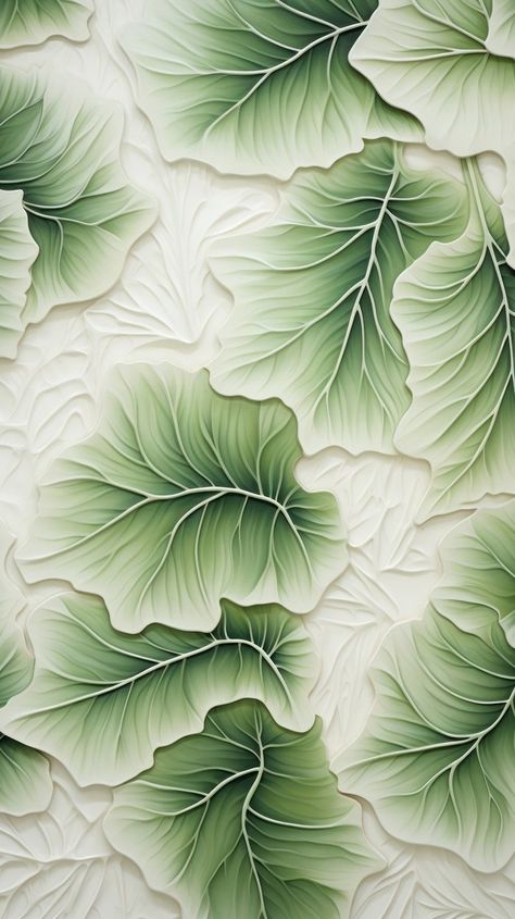 Leaf pattern some paint it | Premium Photo - rawpixel Wallpaper Backgrounds Texture, Y2k Background Aesthetic, Wallpaper On Wall, Backgrounds Texture, Art Leaves, Y2k Background, 2000 Fashion, Leaf Images, Wallpaper Mobile