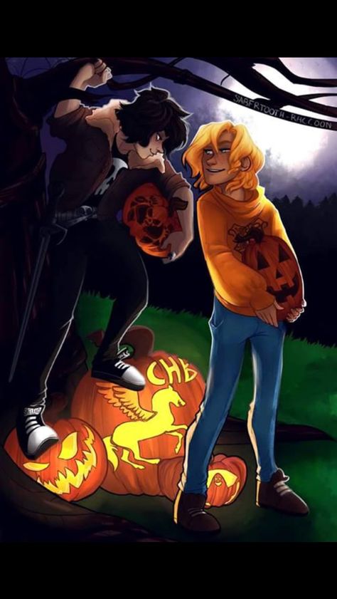 Halloween is greater Solangelo Fanart, Percy Jackson Ships, Rick Riordan Series, Will Solace, Percy Jackson Fan Art, Percy Jackson Characters, Percy Jackson Memes, Kane Chronicles, Percy Jackson Art