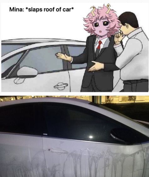 Slaps Roof Of Car Memes, Car Memes, My Hero Academia Episodes, Hero Academia Characters, Book Show, Anime Shows, Me Me Me Anime, Boku No Hero Academia, Anime Memes