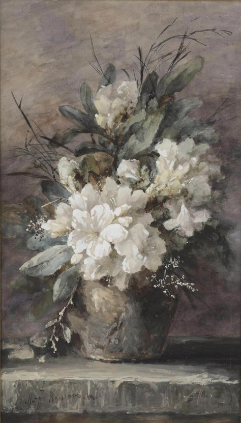 An earthenware vase with white azaleas and various other flowers by Margaretha Roosenboom White Azaleas, Earthenware Vase, White Azalea, Old Paintings, Still Life Art, Aesthetic Painting, Flower Art Painting, Ethereal Art, Art Painting Acrylic