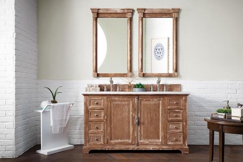 60 Single Sink 60” Bathroom Vanity, 60” Bathroom Vanity The Home Depot, 60” Vanity With Mirrors, 60" Bathroom Vanity, 60” Double Sink Bathroom Vanity, James Martin Vanity, Wood Backsplash, James Martin, Double Sink Bathroom