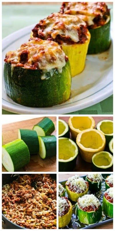 Recetas Zucchini Cups, Tomato And Mozzarella, Stuffed Zucchini, Diet Ideas, Dukan Diet, Think Food, Idee Pasto Sano, Zucchini Recipes, Holiday Food