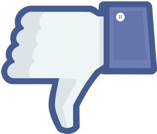 Facebook Likes, Shares Don't Impact Google Search Rankings [Study] Thumbs Down, Twitter Followers, Facebook Fan Page, Canal No Youtube, Social Marketing, Facebook Marketing, Facebook Posts, The Villain, Internet Marketing