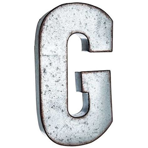 PRICES MAY VARY. This 20 inch tall metal letter decoration makes a great addition to your rustic, old country, mid-century, or farmhouse themed home or business The letter can be hung on a wall using the hanging holes on the back — use any nails that are up to 0.4" (nails not included). You can also lean the letter against a wall or object for display on a shelf (Note: The letter will not stand up by itself). Features a lovely metallic silver color with edges painted brown to resemble rust for a Tbilisi Apartment, Alphabet Wall Decor, Louvre Doors, Metal Wall Letters, Wall Decor Letters, Rustic Letters, Letter Wall Decor, Alphabet Wall, Wall Letters