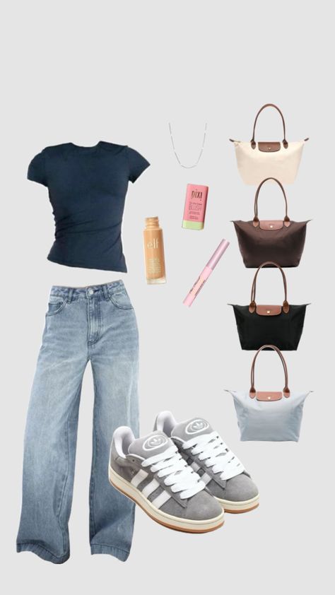 #basic fit 🎧🤍 Basic Outfit Necessities, Basic Outfits For School Summer, Basic Clothes Aesthetic, Summer School Outfits, Basic Fit, Trendy Outfits For Teens, Basic Fits, Basic Outfits, Cute Fits