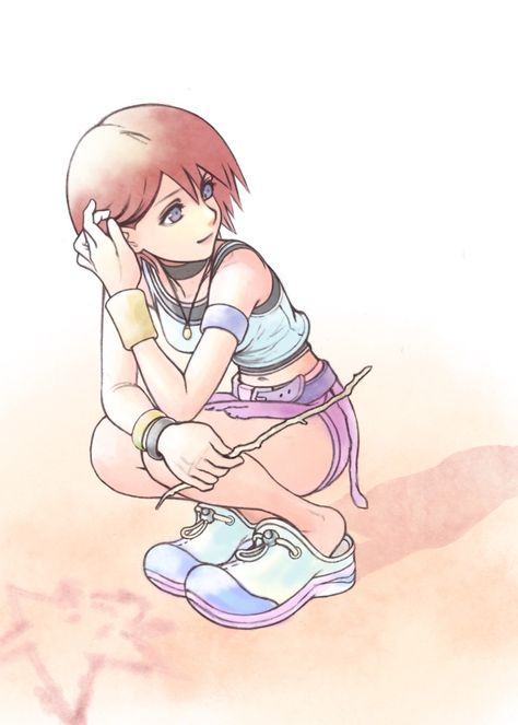 Kairi X Sora, Sora X Kairi Fan Art, Kairi Kingdom Hearts Pfp, Kairi Kingdom Hearts Icons, Kingdom Hearts Official Art, Kingdom Hearts Background, Riku Kingdom Hearts Icon, Marluxia Kingdom Hearts, Kingdom Hearts Banner