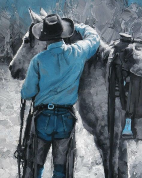 Jason Rich (@jasonrich_art) • Instagram photos and videos Yiddish Proverb, Boys Life, Cowboy Art, Cowboy Style, Art Instagram, Western Art, The Gray, Old West, The Horse